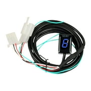 Nishiyuenyi Motorcycle Gear Indicator Gear Display Meter Instrument Gauge Parts s Lever Blue